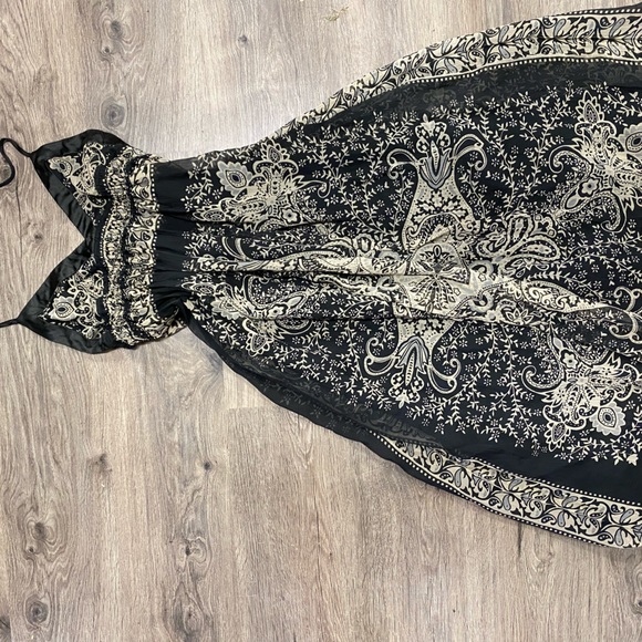 Midi summer dress tie back flowy - Picture 2 of 3